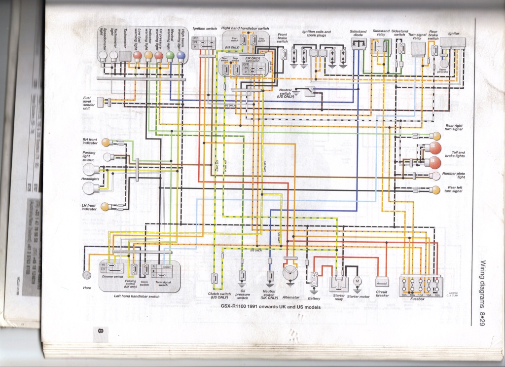 Suzuki Gsf 1200 Wiring Diagram - Wiring Diagram and Schematic